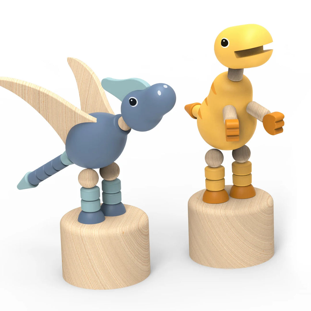 Dinosaur Pushing Puppet Speedy Monkey