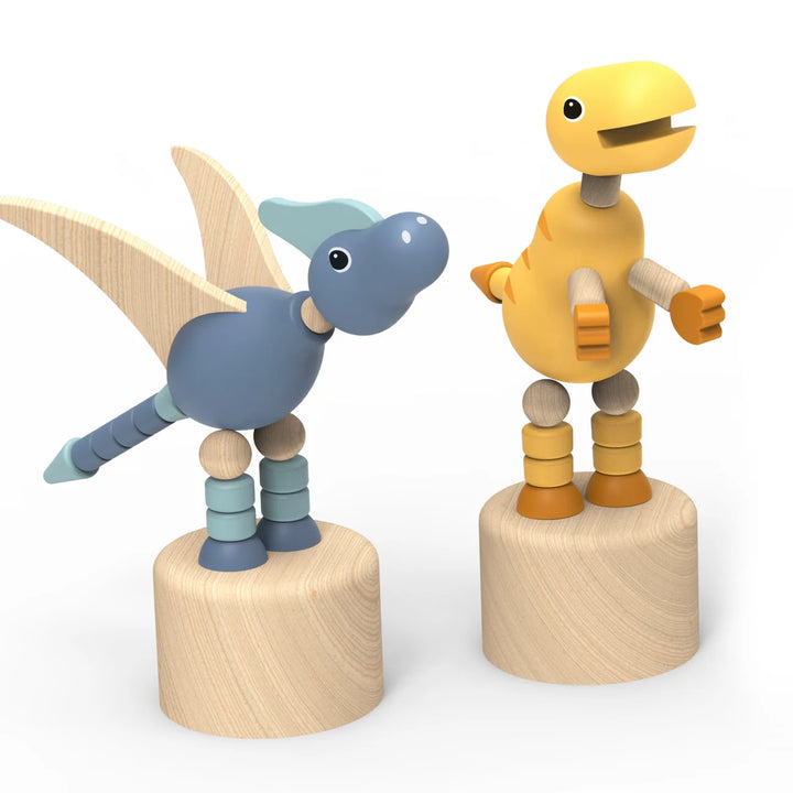 Dinosaur Pushing Puppet Speedy Monkey