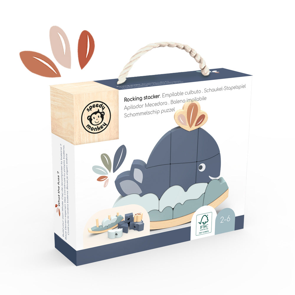 Speedy Monkey rocking stacker available from www.thecollectivenz.com