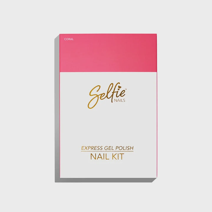 Selfie Nails Coral Pink Express Gel Kit