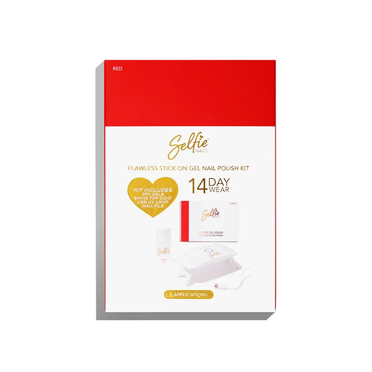 Selfie Nails Red Express Gel Kit