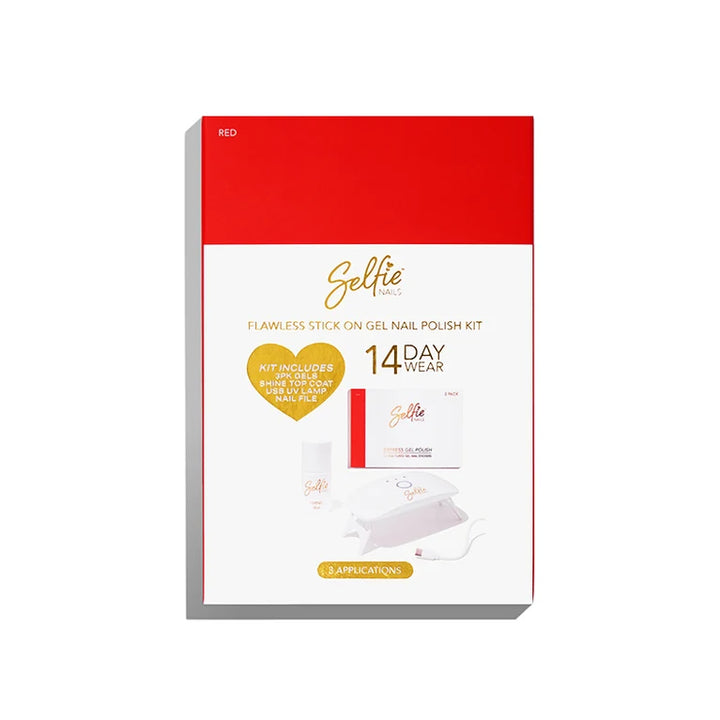 Selfie Nails Red Express Gel Kit