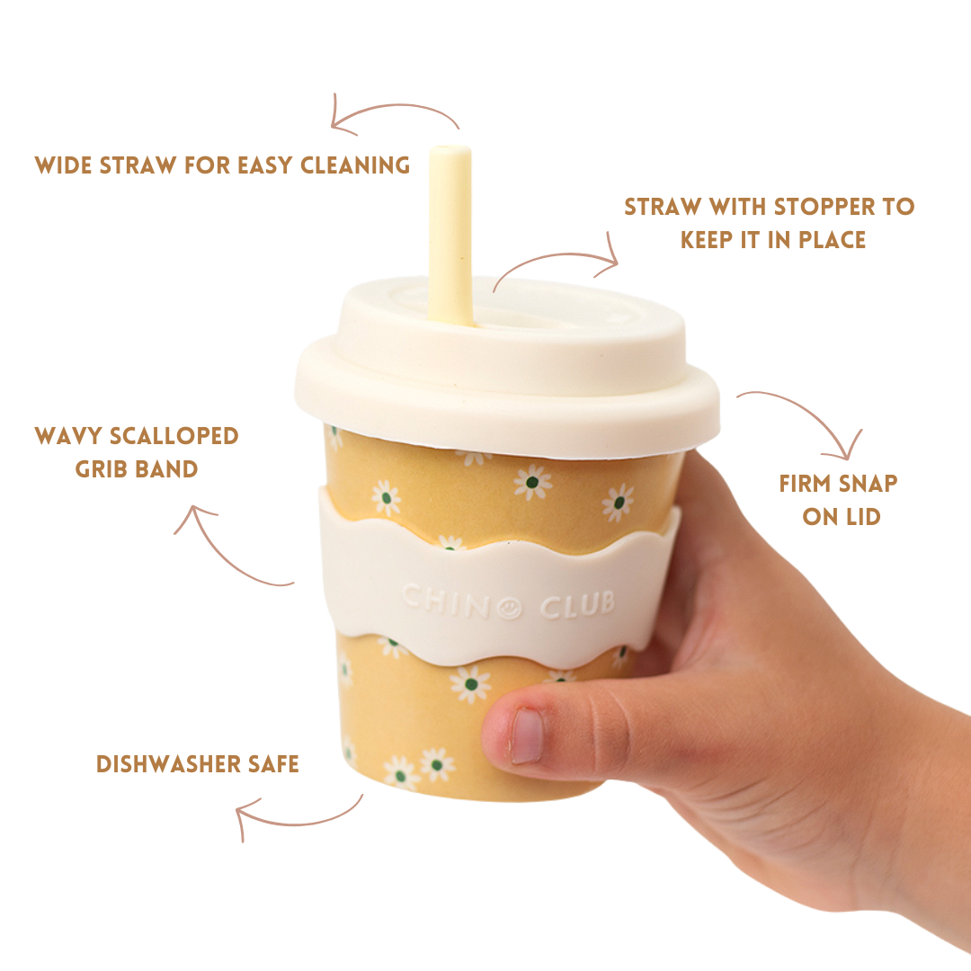 Chino Club reusable baby chino cup available from www.thecollectivenz.com
