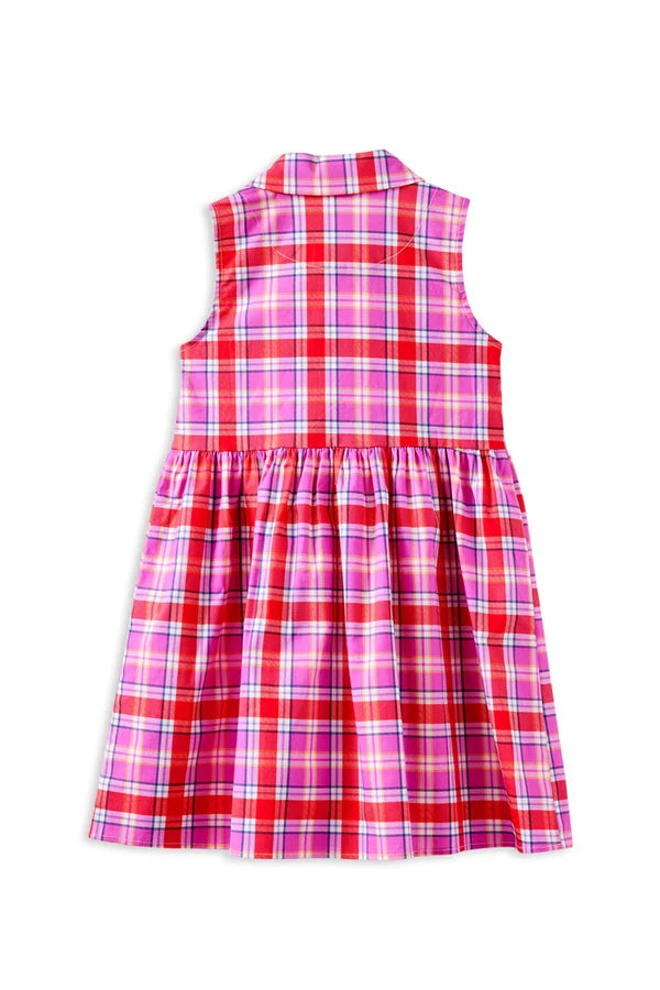 Sunset Plaid Check Dress | Milky
