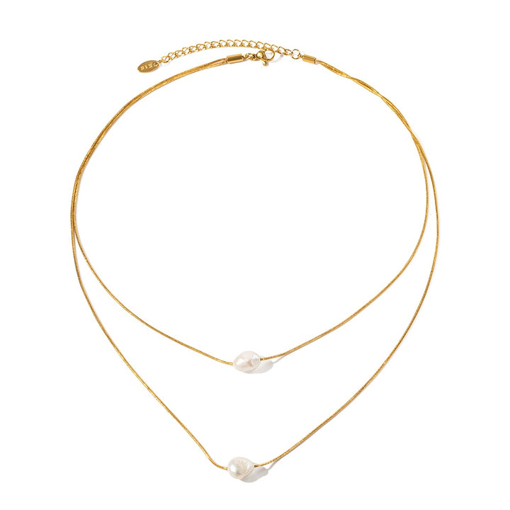 Double Pearl Necklace | Chaos & Company