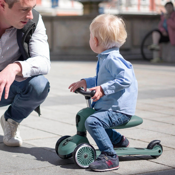 Scoot & Ride Highwaykick 1 | 2 in 1 design | Forest