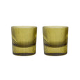 The Scout Lowball Glasses - Olive (Set of 2)