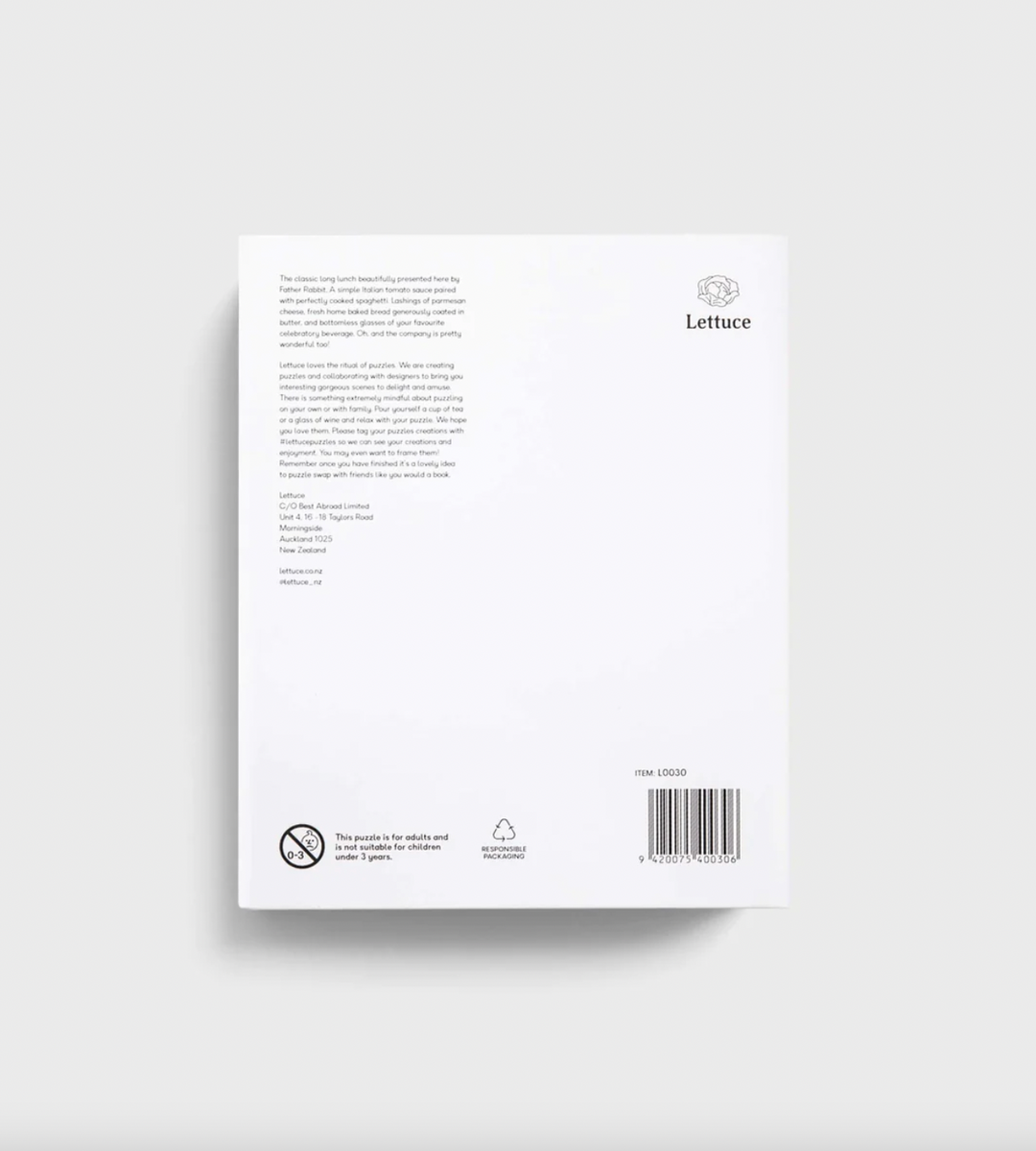 Lettuce long lunch puzzle available from www.thecollectivenz.com