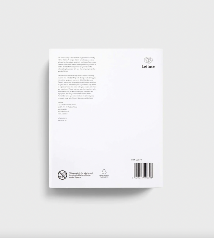 Lettuce long lunch puzzle available from www.thecollectivenz.com