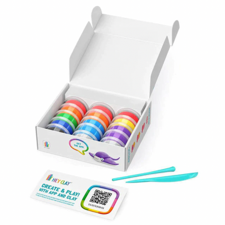 Discover the joy of unlimited creativity with a vibrant Hey Clay interactive play-set!