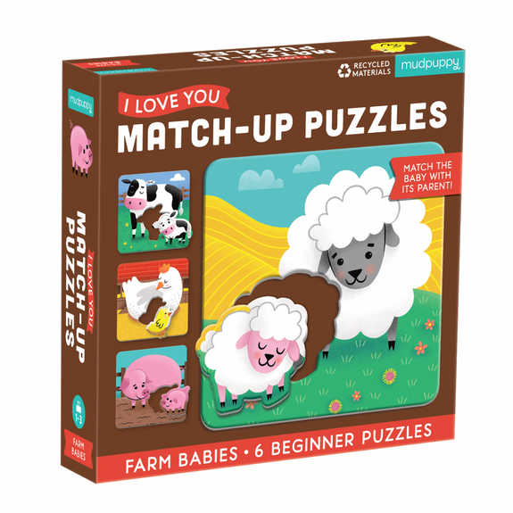 Mudpuppy match-up puzzles available from www.thecollectivenz.com