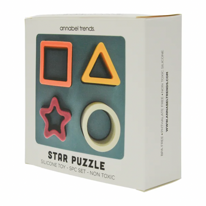 Silicone star puzzle available from www.thecollectivenz.com