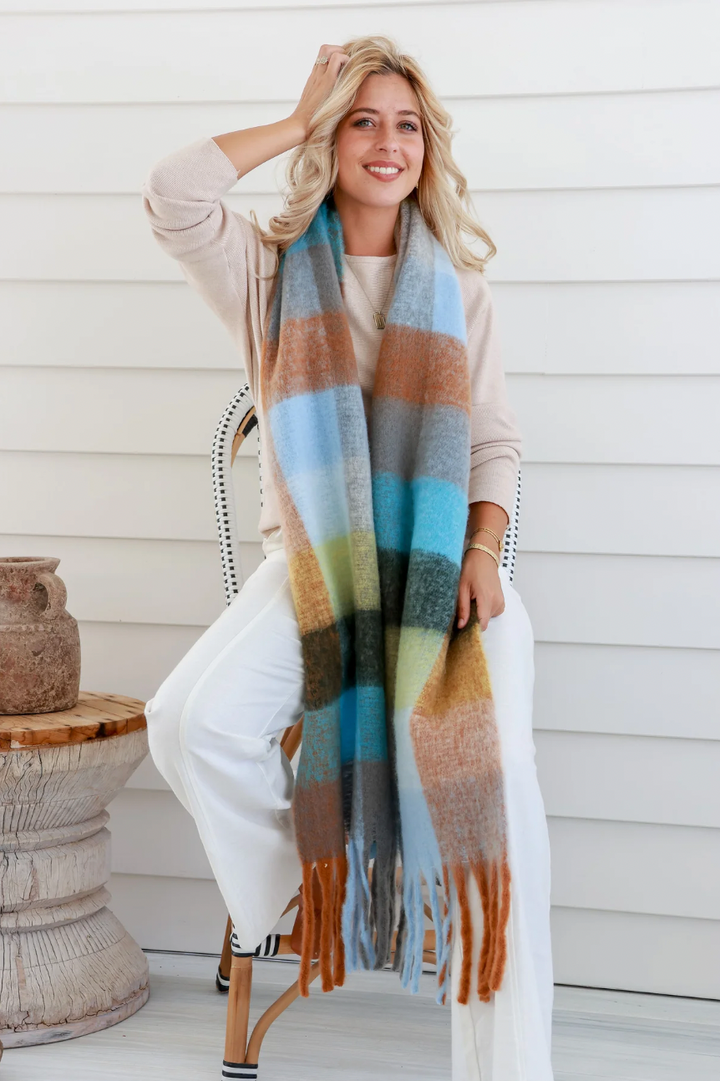Winter soft touch scarf available from www.thecollectivenz.com