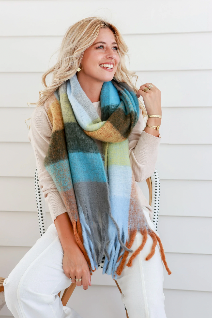 Winter soft touch scarf available from www.thecollectivenz.com