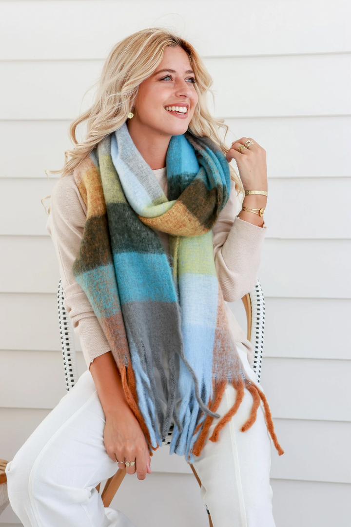 Winter soft touch scarf available from www.thecollectivenz.com