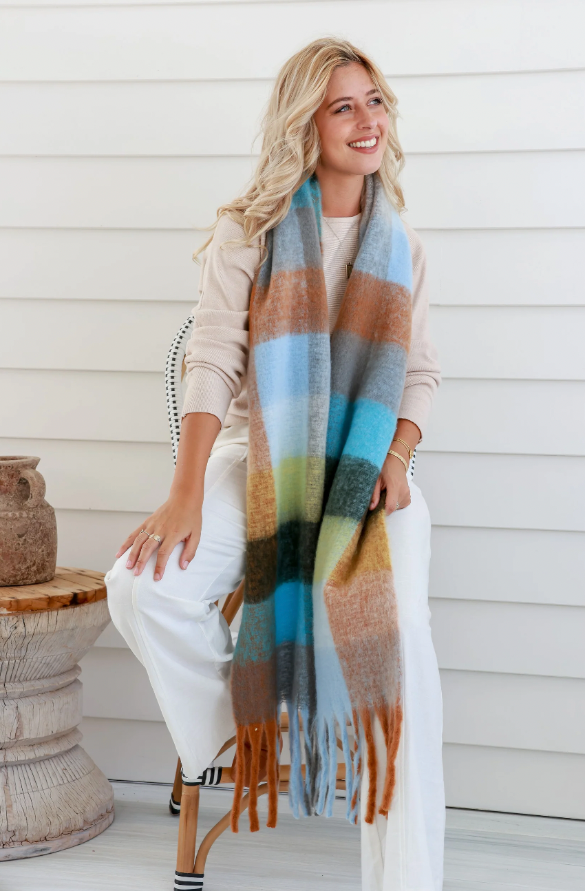 Winter soft touch scarf available from www.thecollectivenz.com