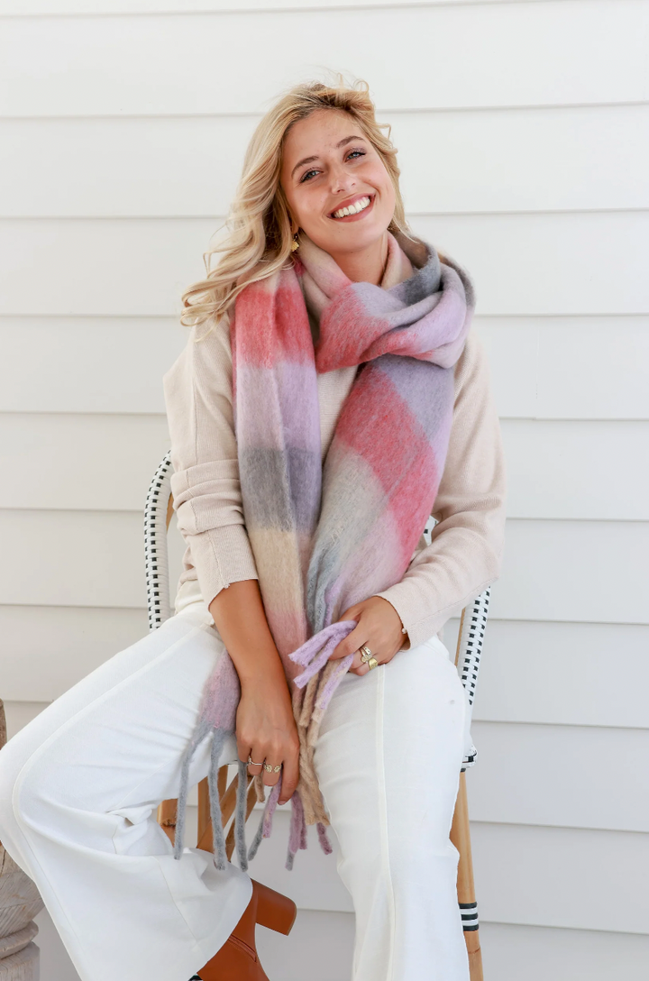 Winter soft touch scarf available from www.thecollectivenz.com