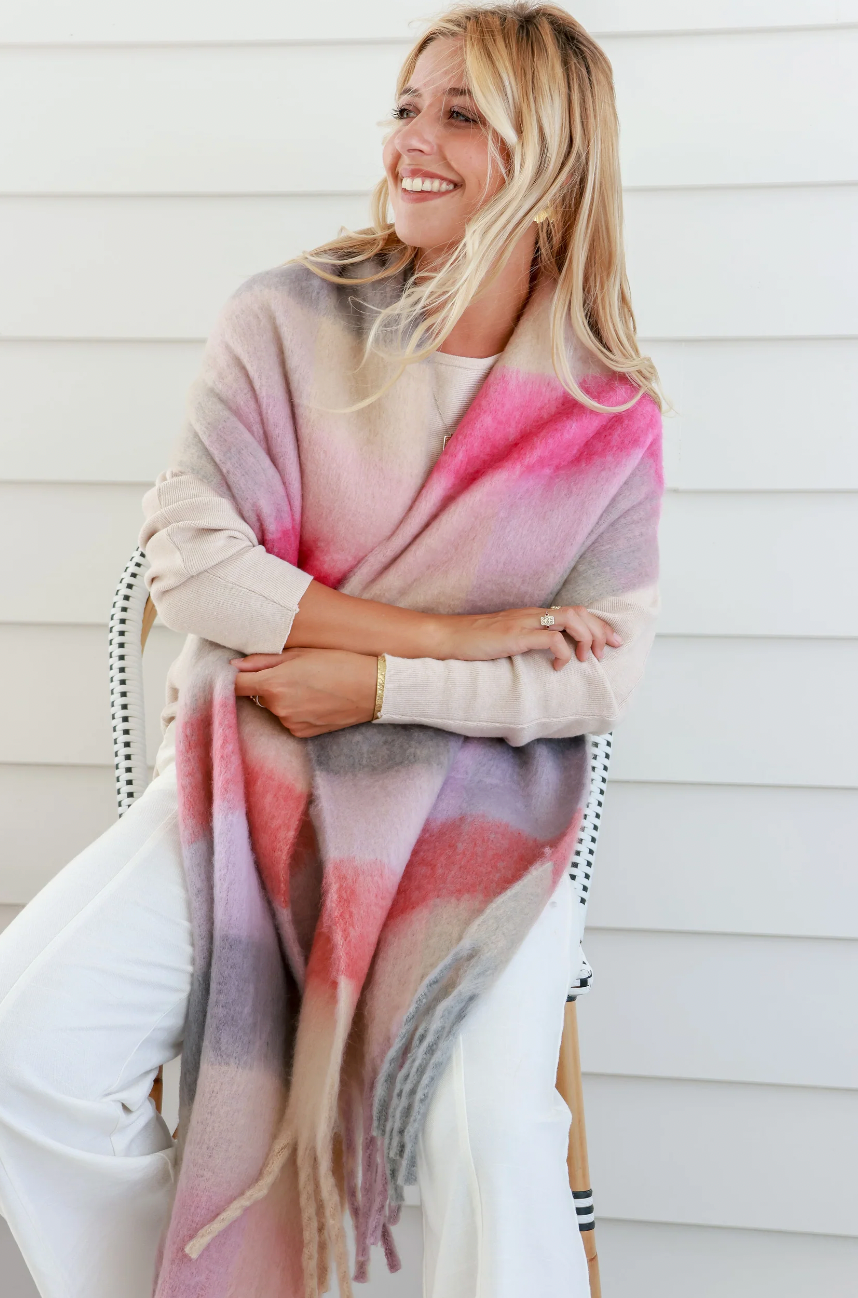 Winter soft touch scarf available from www.thecollectivenz.com