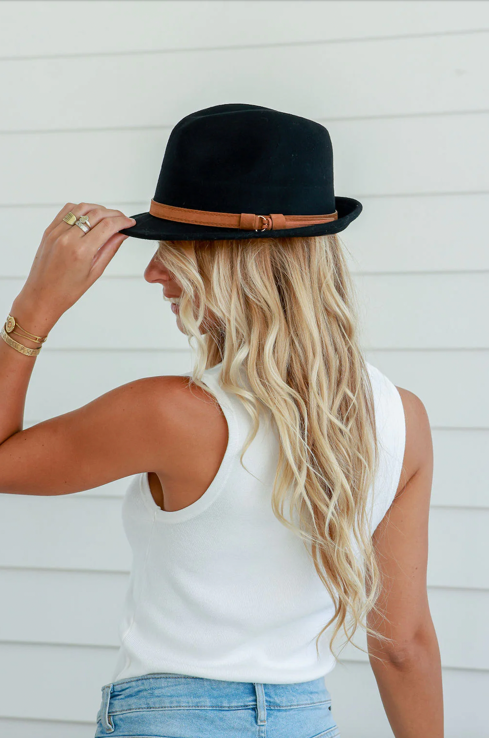 Free Spirit narrow brim wool fedora available from www.thecollectivenz.com