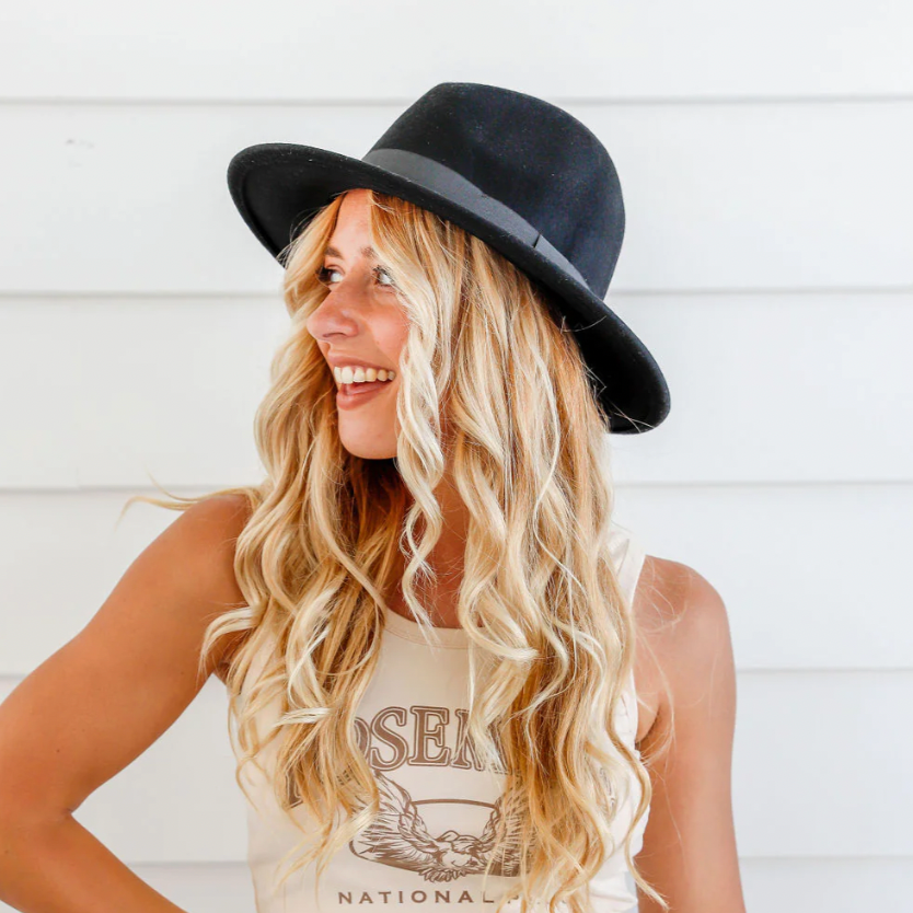 Free spirit wool fedora available from www.thecollectivenz.com