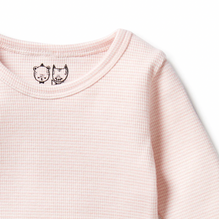Wilson & Frenchy cantaloupe ribbed tee available from www.thecollectivenz.com