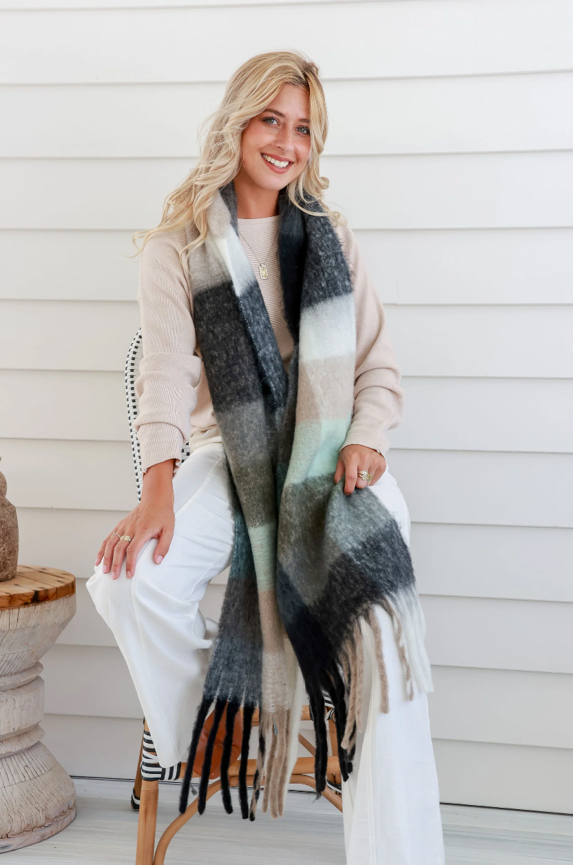 Free Spirit soft touch scarf available from www.thecollectivenz.com