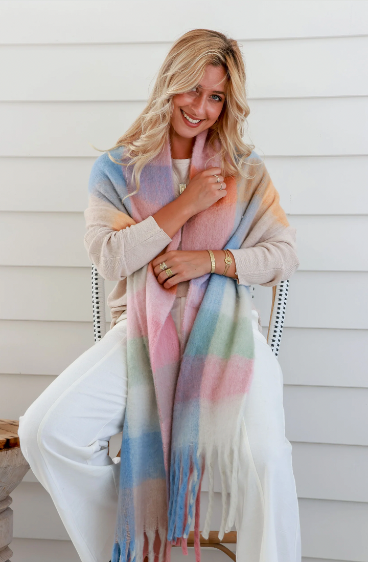 Free Spirit soft touch scarf available from www.thecollectivenz.com