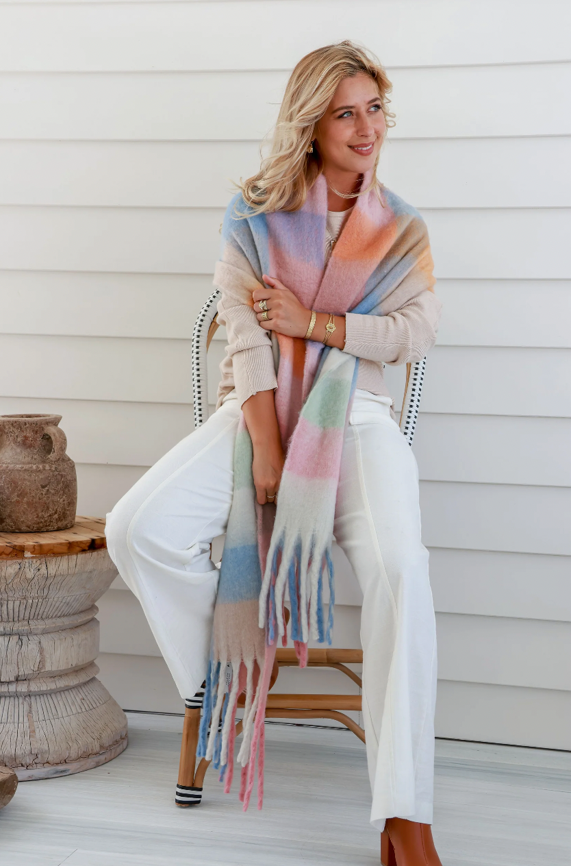 Free Spirit soft touch scarf available from www.thecollectivenz.com