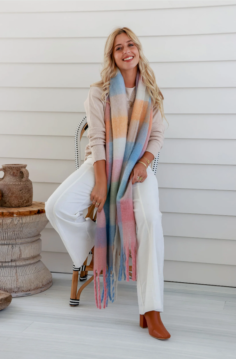 Free Spirit soft touch scarf available from www.thecollectivenz.com