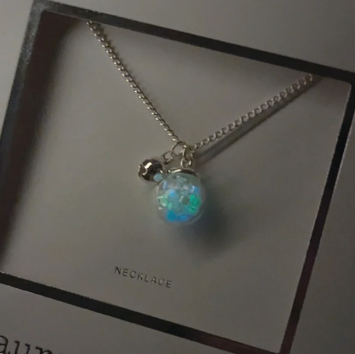 Lauren Hinkley glow in the dark necklace available from www.thecollectivenz.com
