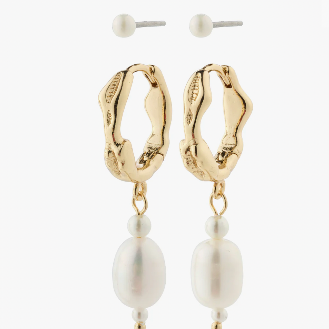 Pilgrim constance earrings available from www.thecollectivenz.com