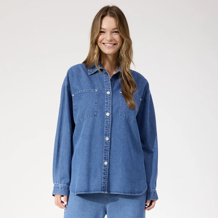 Denver Denim Shirt - Blue