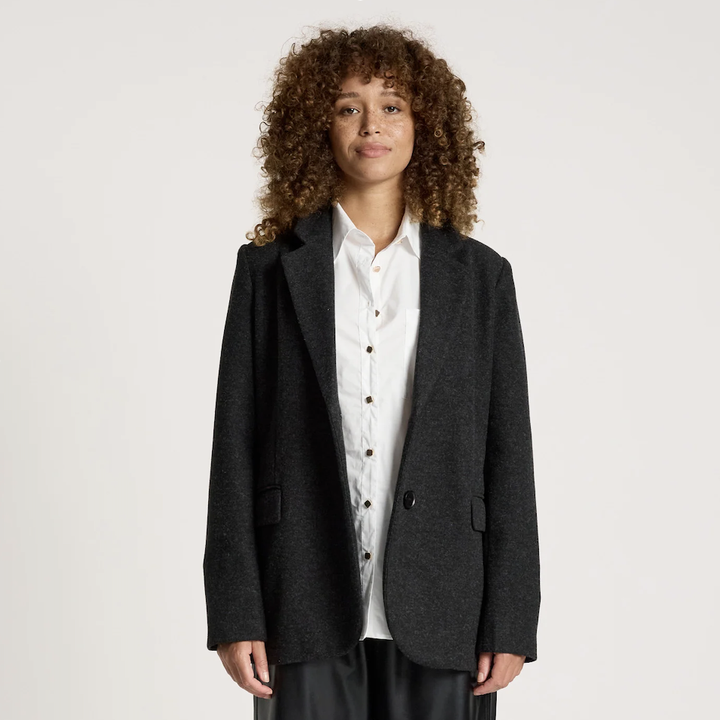 Sable Blazer - Charcoal