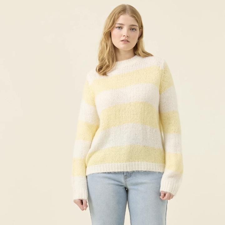 Pallas Stripe Jumper - Butter