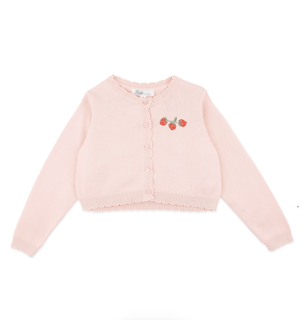Bebe Poppy Cardigan - Pink Icing