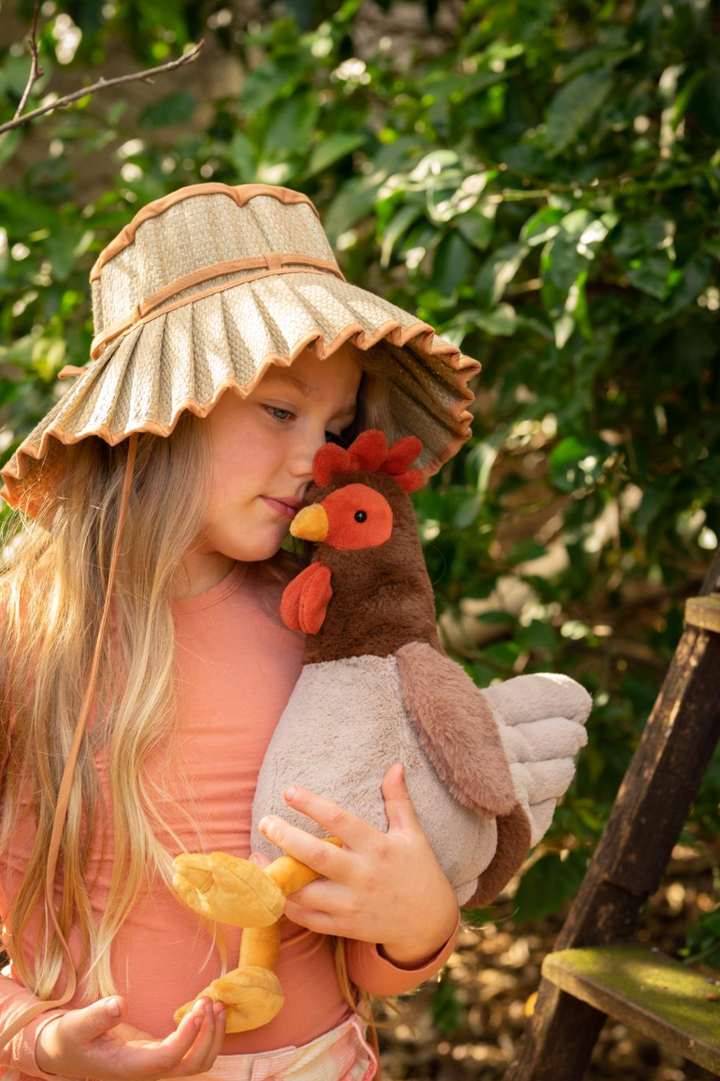 Randy the Rooster from Nana Huchy is a beautiful soft toy rooster perfect for children of all ages! A sweet gift for a new baby, toddler or child to love, available from www.thecollectivenz.com