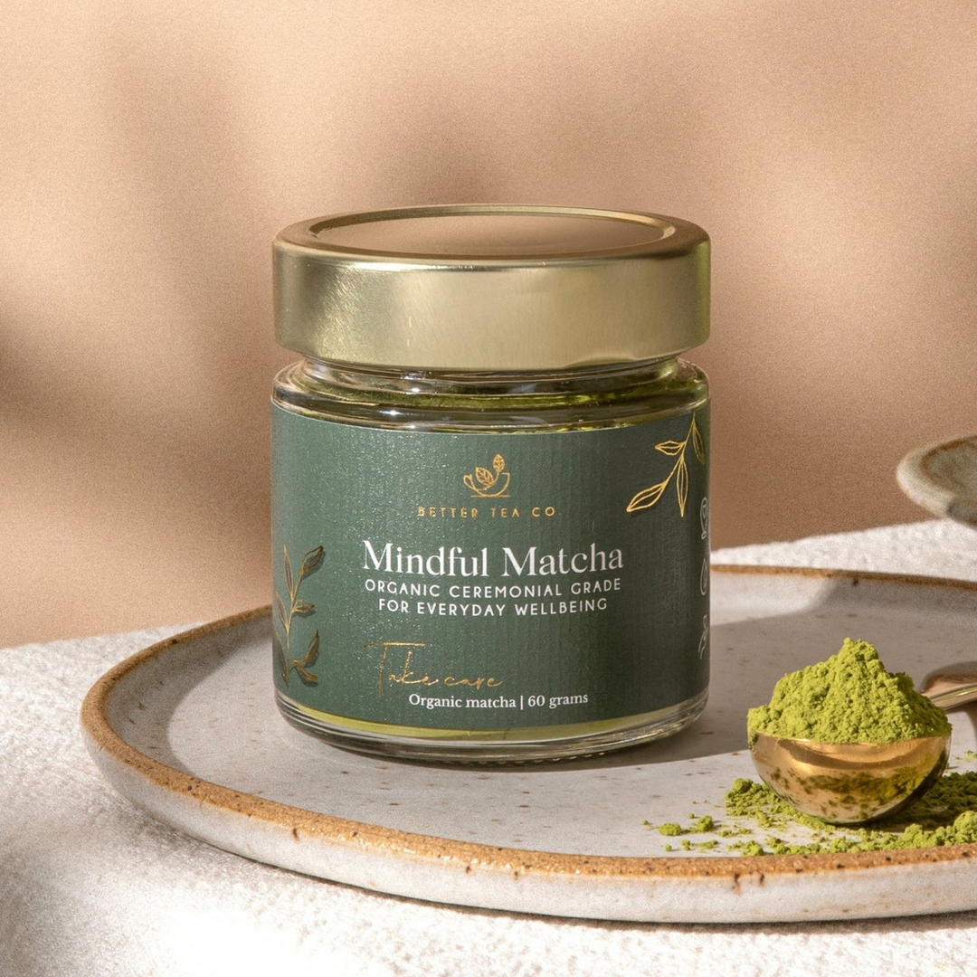 Discover the harmony of flavour and wellness with Mindful Matcha, made from the finest organic Gyokuro leaves. Available from www.thecollectivenz.com