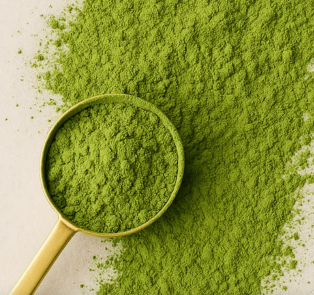 Discover the harmony of flavour and wellness with Mindful Matcha, made from the finest organic Gyokuro leaves. Available from www.thecollectivenz.com