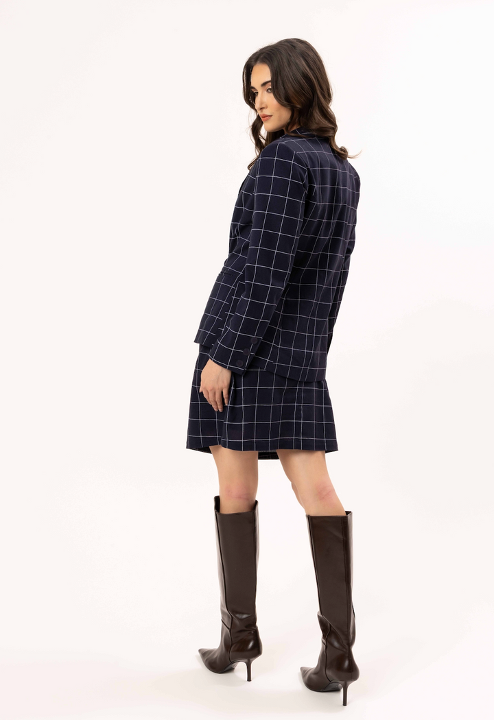 Jordanna Blazer - Blue Check (SL2977-21)