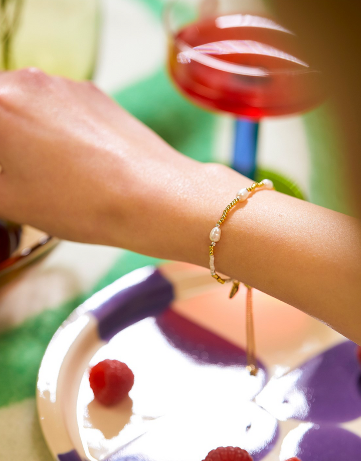 Pearl Station Gold Amelia Bracelet