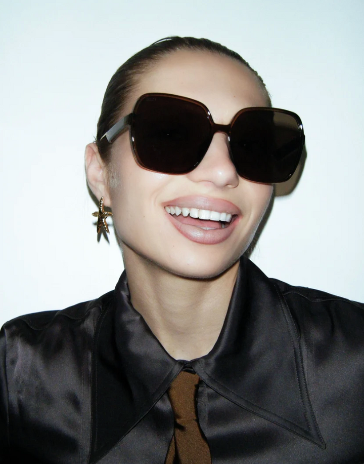Dominique Chocolate Sunglasses | Reality