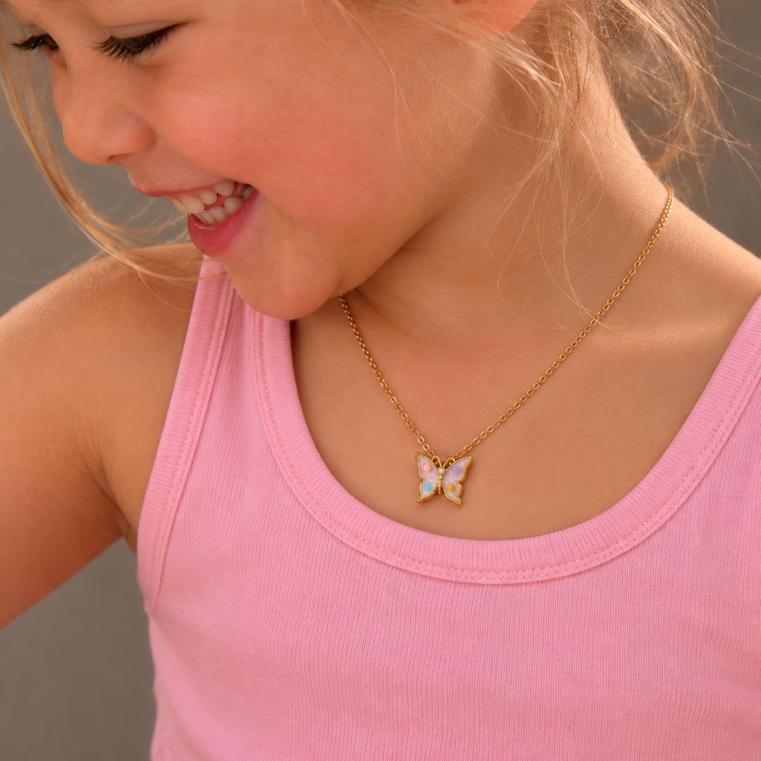 Multi Butterfly Kids Necklace | Collective Kids