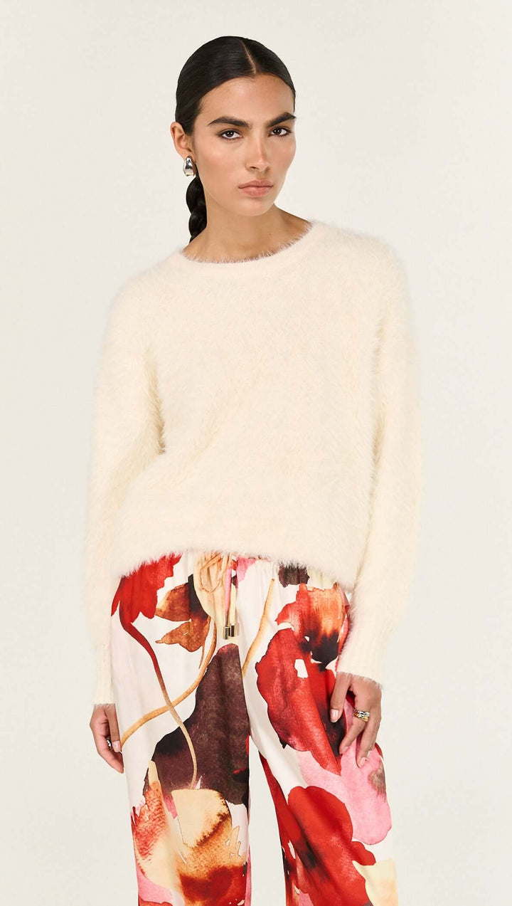 Kaia Drawstring Pants - Abstract Floral