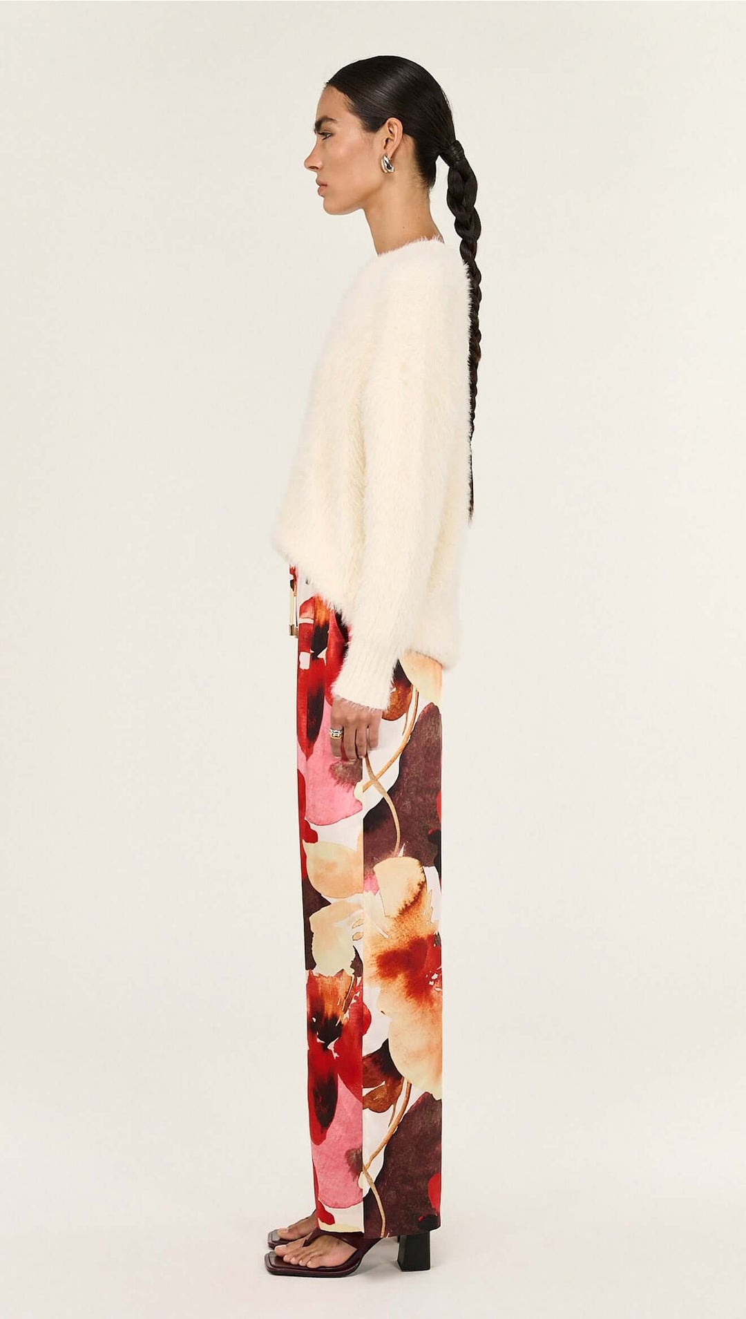 Kaia Drawstring Pants - Abstract Floral