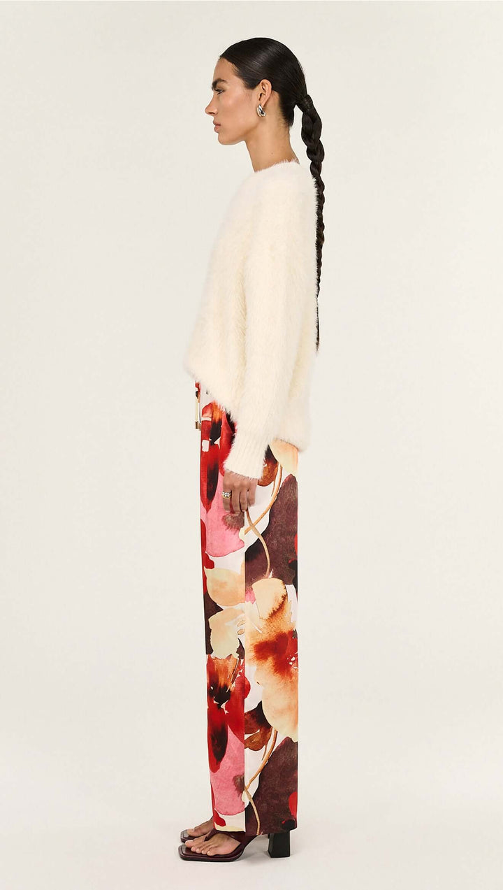 Kaia Drawstring Pants - Abstract Floral