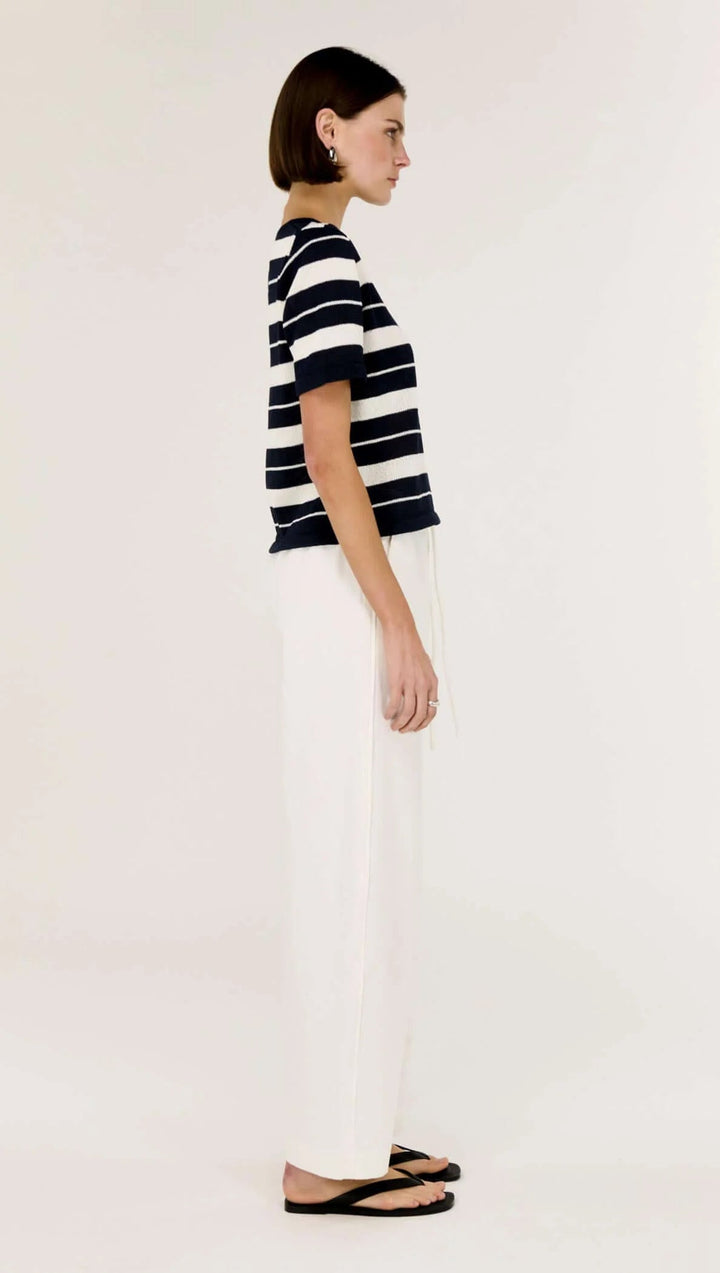Rey knit tee - White