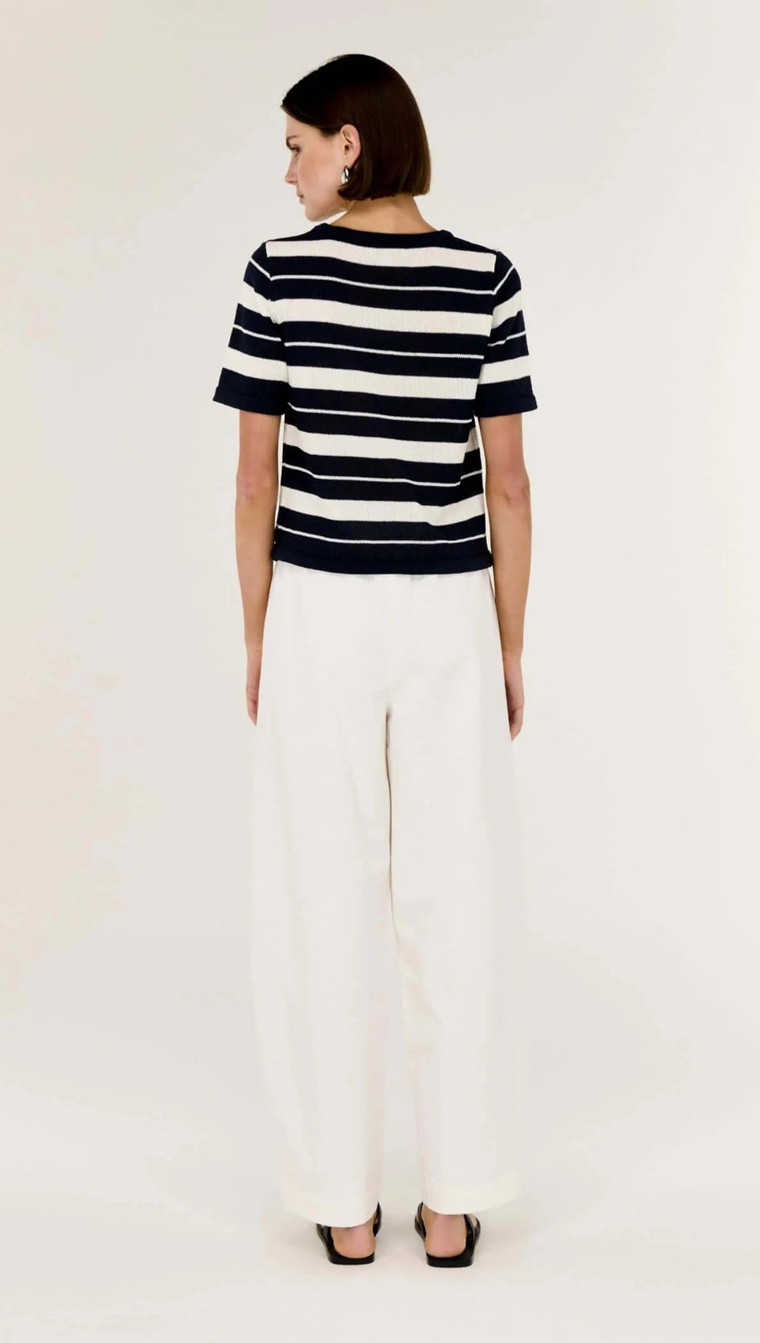 Rey knit tee - White