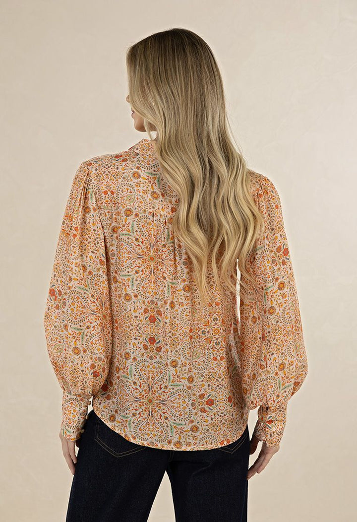 Ayla Blouse Melon Print | Humidity
