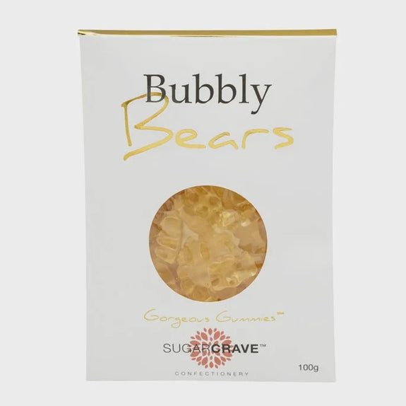 Packaging of 'Bubbly Bears' by Sugar & Brave on a white background