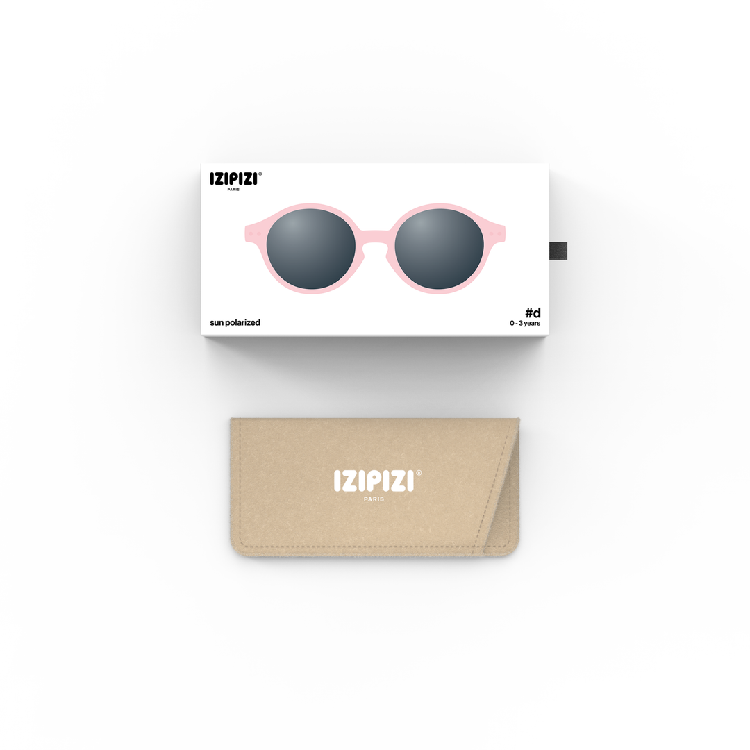 IZIPIZI D Baby Sunglasses (0–3y) – Pastel Pink